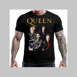 Queen - čierne pánske tričko 100%bavlna Queen - čierne pánske tričko 100%bavlna